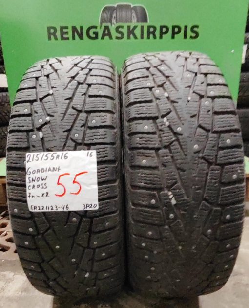 215/55R16 Cordiant SnowCross nasta 7mm / 3P20