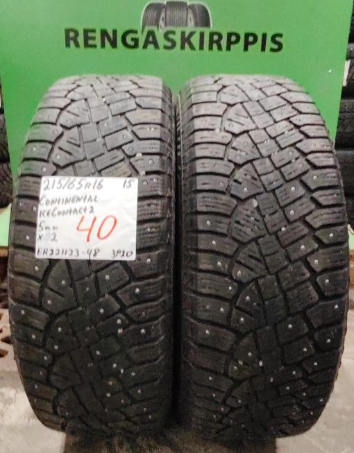 215/65R16 Continental IceContact 2 nasta 5mm / 3P34