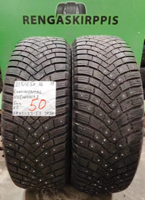 215/65R16 Continental IceContact 3 nasta 5mm / 3P30