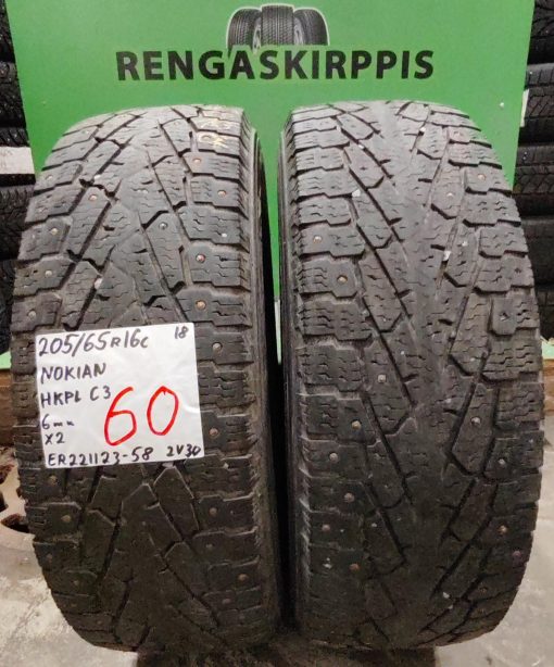 205/65R16c Nokian HKPL C3 nasta 6mm / 2V30