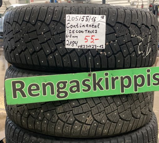 205/55R16 Continental IceContact 2 nasta 6-7mm / 2P84