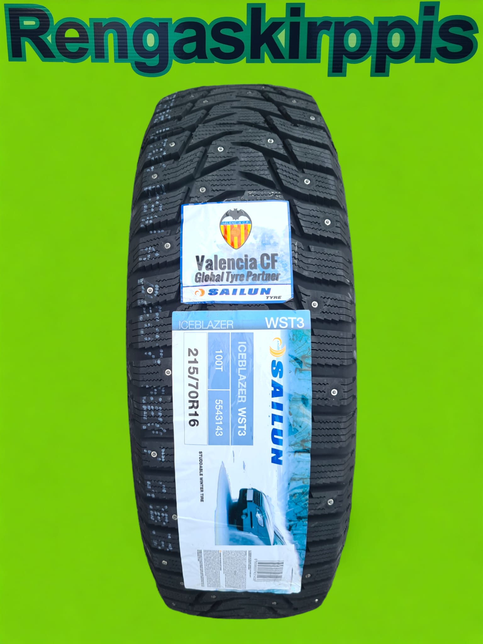 215/70R16 Sailun Ice Blazer Wst3 100T/nasta - Rengaskirppis