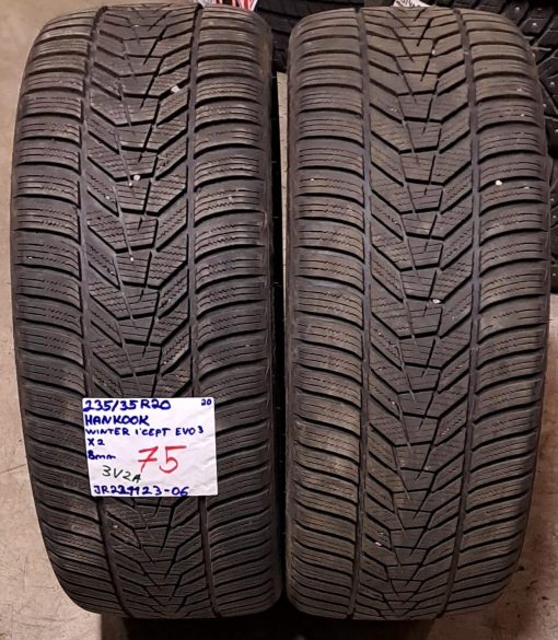 235/35R20 Hankook Winter ICept Evo 3 kitka 8mm / 3V2A