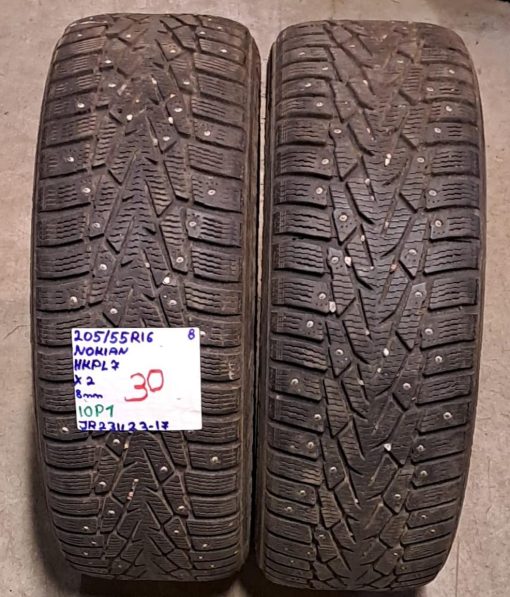 205/55R16 Nokian HKPL 7 nasta 8mm / 10P1