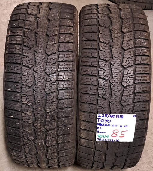 225/40R18 Toyo Observe GSi-6 HP kitka 9mm / 10V1