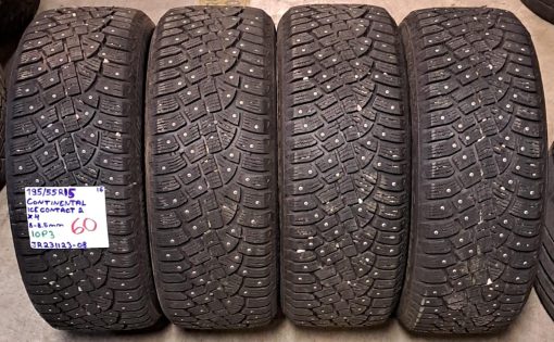 195/55R15 Continental IceContact 2 nasta 8-8,5mm / 10P3