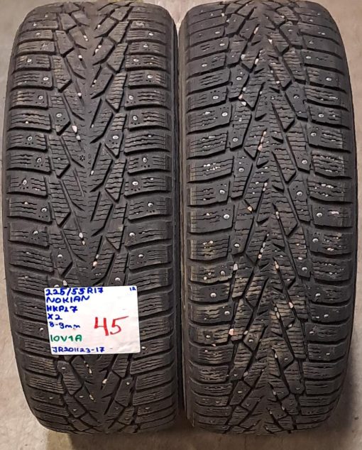 225/55R17 Nokian HKPL 7 nasta 8-9mm / 10V1A