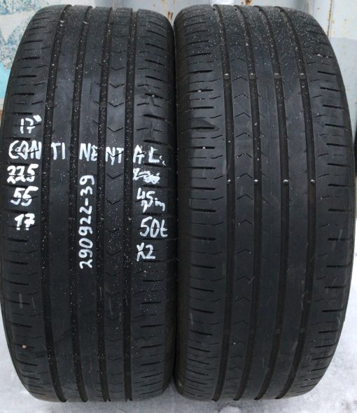 225/55R17 Continental kesä 4,5mm / K3