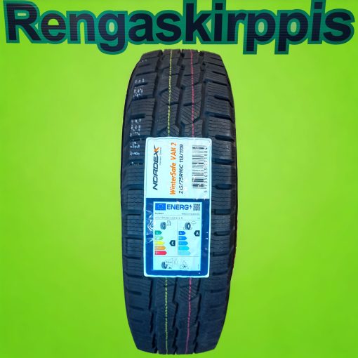215/75R16C Nordexx WinterSafe Van 2 113/111R C, A 72dB/ kitka