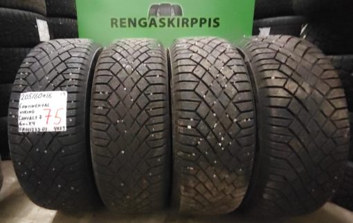 205/60R16 Continental VikingContact 7 kitka 6mm / 4V23