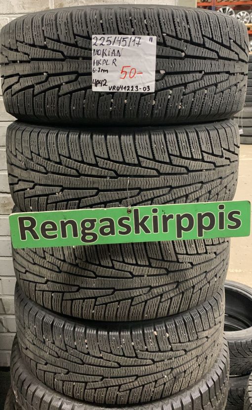 225/45R17 Nokian HKPL R kitka 6-7mm / 4P42