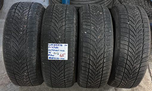 205/55R16 GoodYear UltraGrip Ice 2 kitka 8-9mm / 3V3