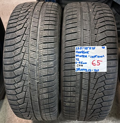 225/45R18 Hankook Winter ICept Evo 2 kitka 6-7,5mm / 5P1A