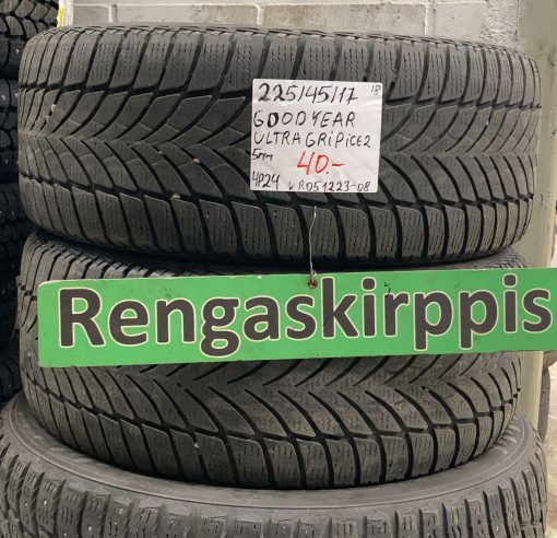 225/45R17 GoodYear UltraGrip Ice 2 kitka 5mm / 4P2A