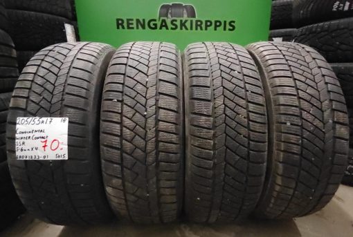 205/55R17 Continental WinterContact SSR kitka 5-6mm / 5V15