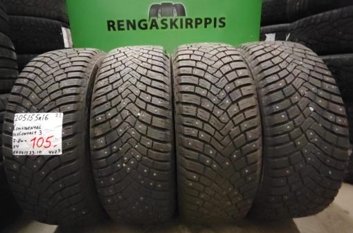 205/55R16 Continental IceContact 3 nasta 7-8mm / 4V23