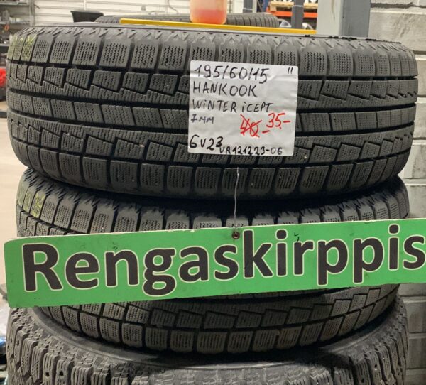 195/60R15 Hankook Winter ICept kitka 7mm / 6V23