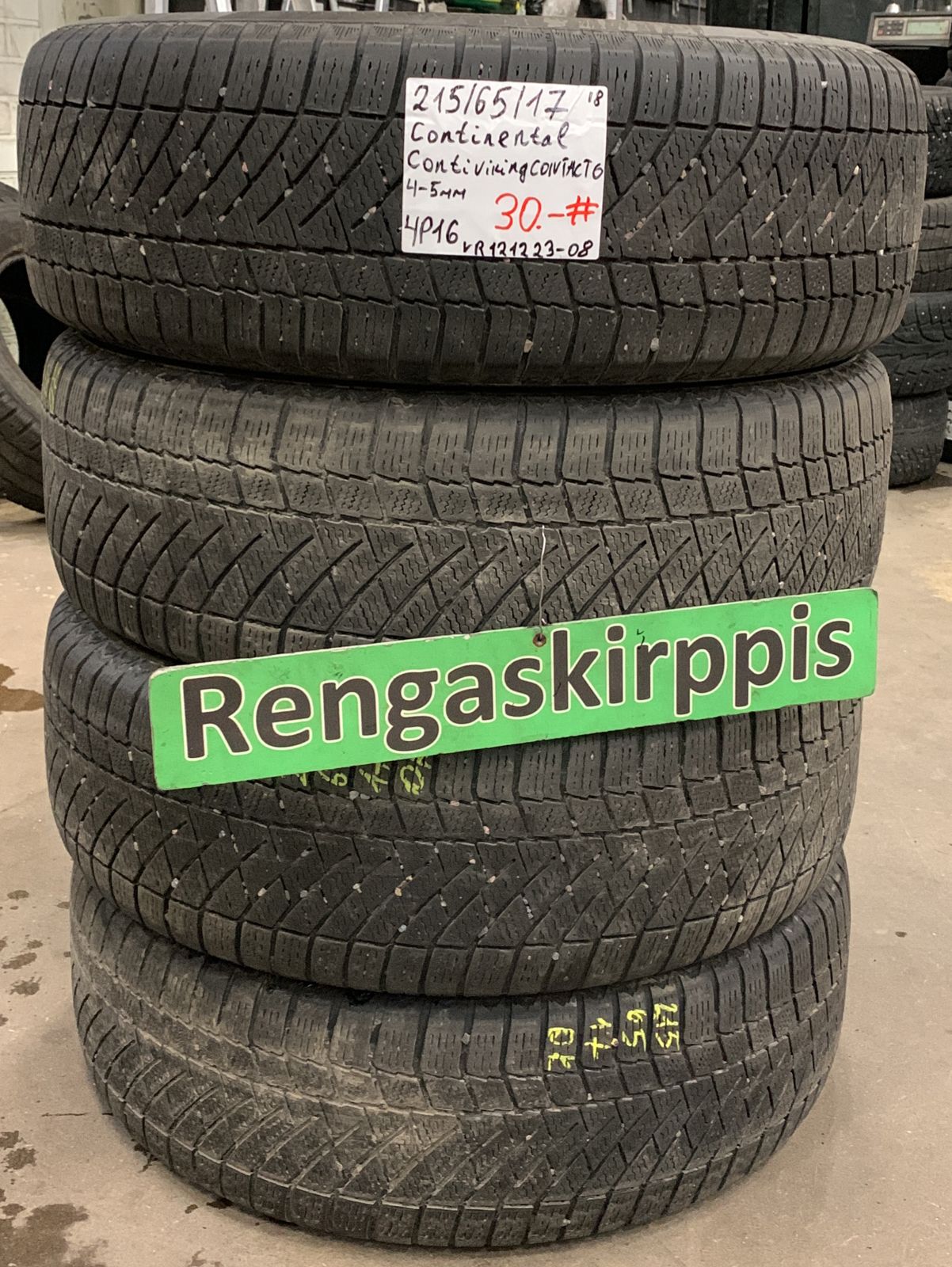 215/65R17 Continental ContiVikingContact 6 kitka 4-5mm # / K14