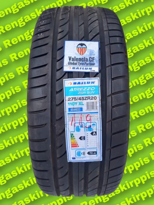 275/45R20 Sailun Atrezzo Zsr SUV 110Y C,A 72dB/kesä