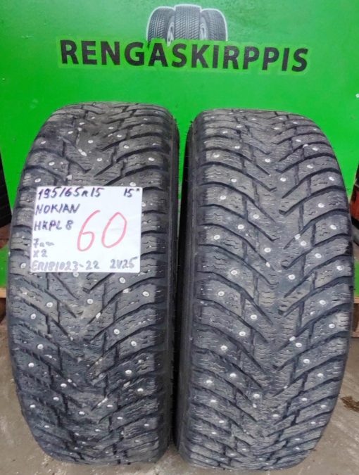 195/65R15 Nokian HKPL 8 nasta 7mm / 2V25