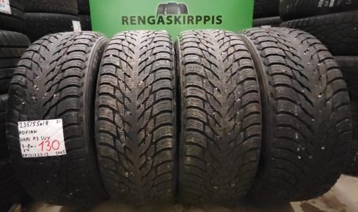 235/55R18 Nokian HKPL R3 SUV kitka 7-8mm / 5P25