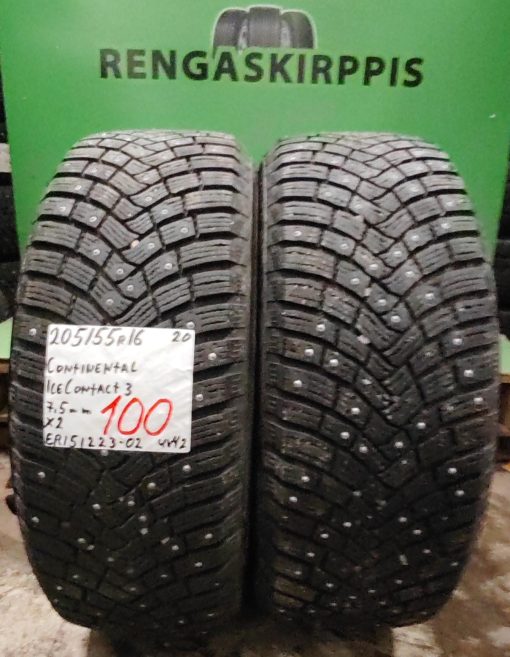 205/55R16 Continental IceContact 3 nasta 7,5mm / 4V42