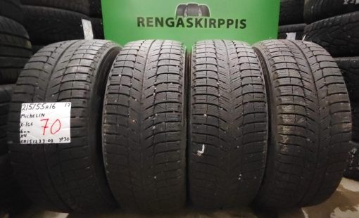 215/55R16 Michelin X-Ice kitka 6mm / 3P30