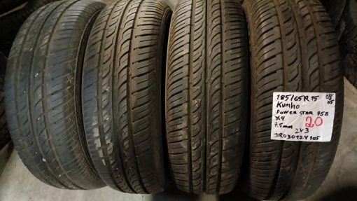 185/65R15 Kumho Power Star 758 kesä 7,5mm / 2V3