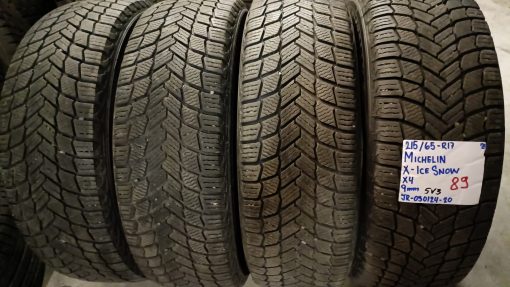 215/65R17 Michelin X-Ice Snow kitka 9mm / 5V3