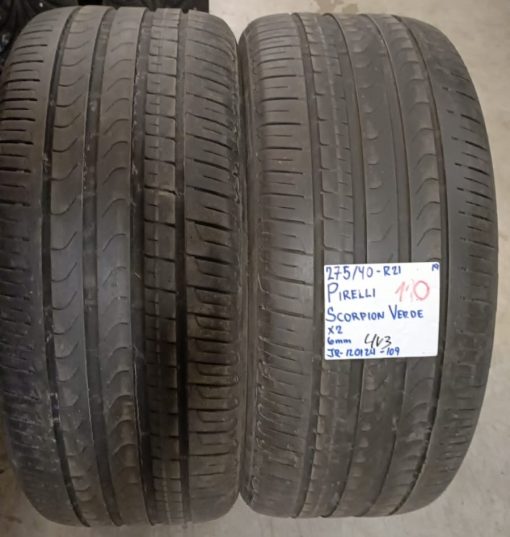 275/40R21 Pirelli Scorpion Verde kesä 5mm / 4V3
