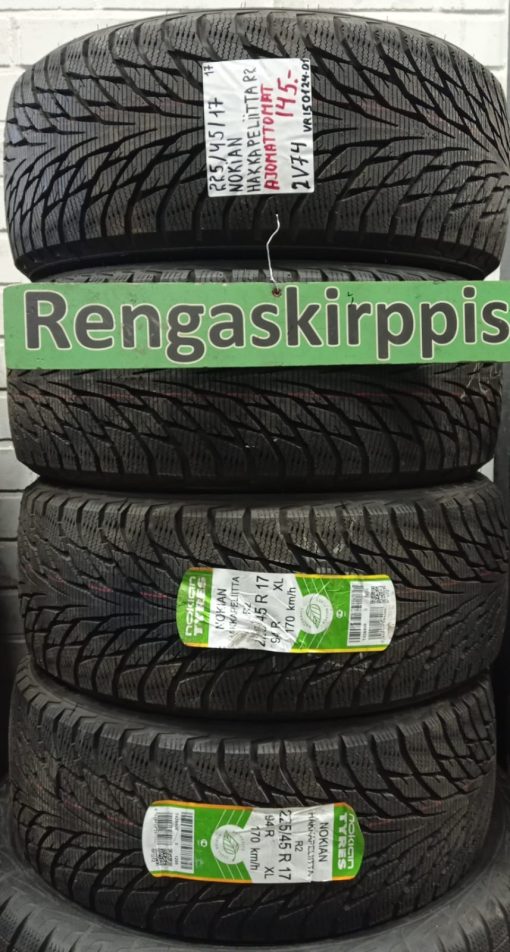 225/45R17 Nokian HKPL R2 kitka ajamattomat / 2V74