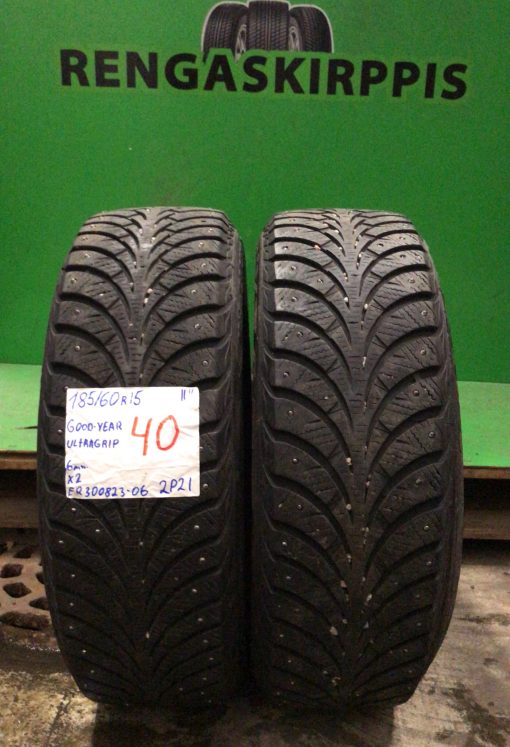 185/60R15 GoodYear UltraGrip nasta 6mm / 2P21