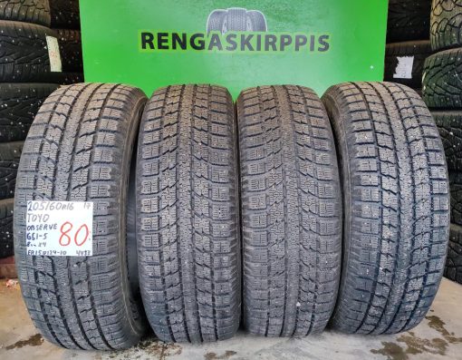 205/60R16 Toyo Observe GSI-5 kitka 8mm / 4V33