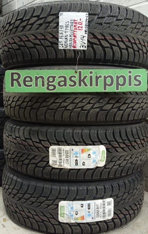 225/65R17 Nokian Tyres HKPL R3 kitka ajamattomat / 3V14