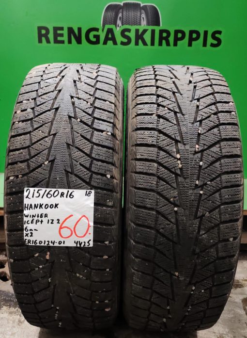 215/60R16 Hankook Winter ICept IZ2 kitka 6mm / 4V25