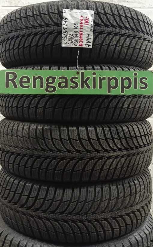 215/65R16 Sava Eskimo Ice kitka ajamattomat / 7V44