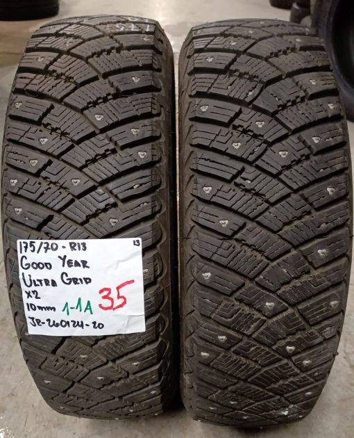 175/70R13 GoodYear UltraGrip nasta 10mm / 1-1A