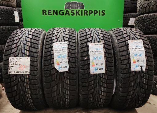 225/45R17 Nankang Ice Activa kitka 8mm ajamattomat / 4V2A