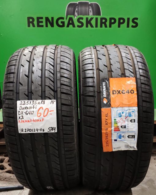 225/35R18 Davanti DX-640 kesä ajamattomat / 5P14
