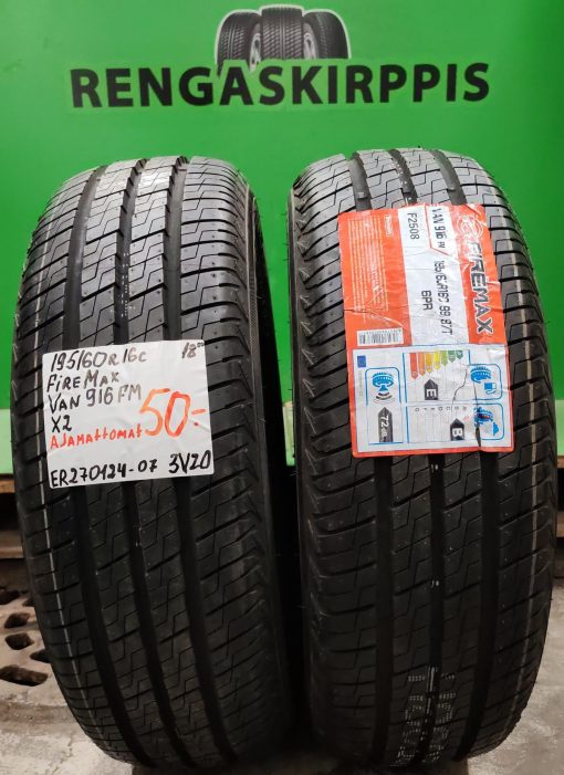 195/60R16C Firemax Van 916 FM kesä ajamattomat / 3V20