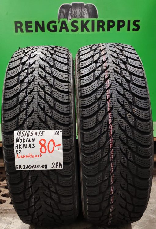 195/65R15 Nokian HKPL R3 kitka ajamattomat / 2P14