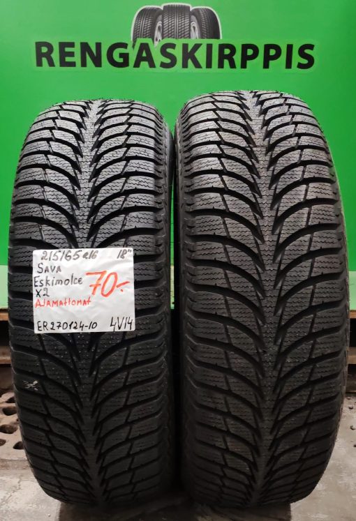 215/65R16 Sava Eskimo Ice kitka ajamattomat / 4V14