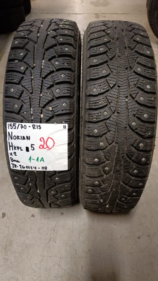 155/70R13 Nokian HKPL 5 nasta 8mm / 1-1A