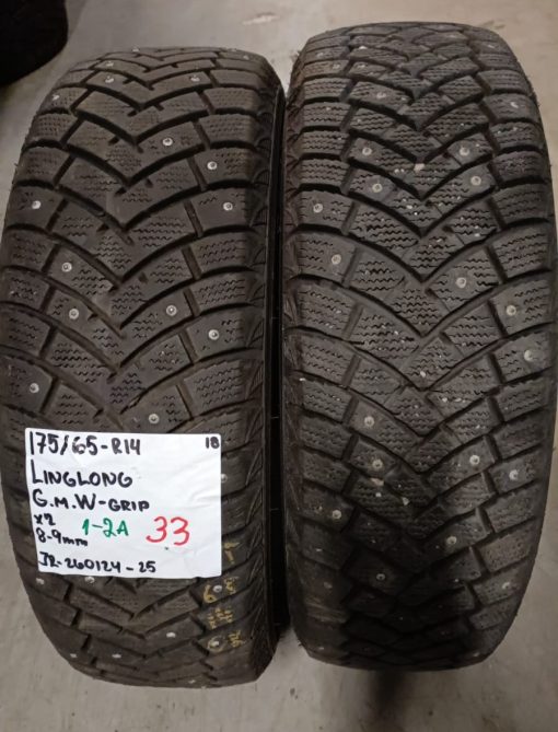 175/65R14 LingLong Green-Max Winter Grip nasta 8-9mm / 1-2A