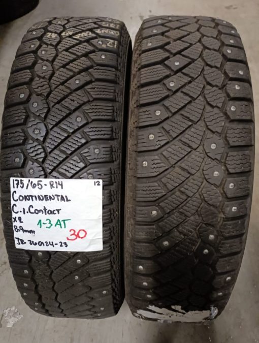 175/65R14 Continental ContiIceContact nasta 8-9mm / 1-3AT
