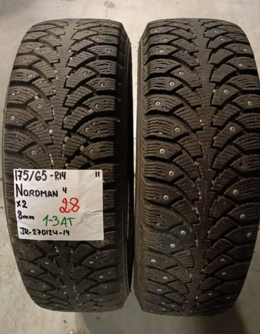 175/65R14 Nordman 4 nasta 8mm / 1-3AT