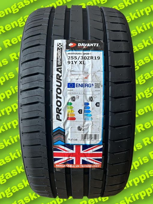 255/30R19 Davanti Protura Sport 91Y XL C, A 70dB/ kesä