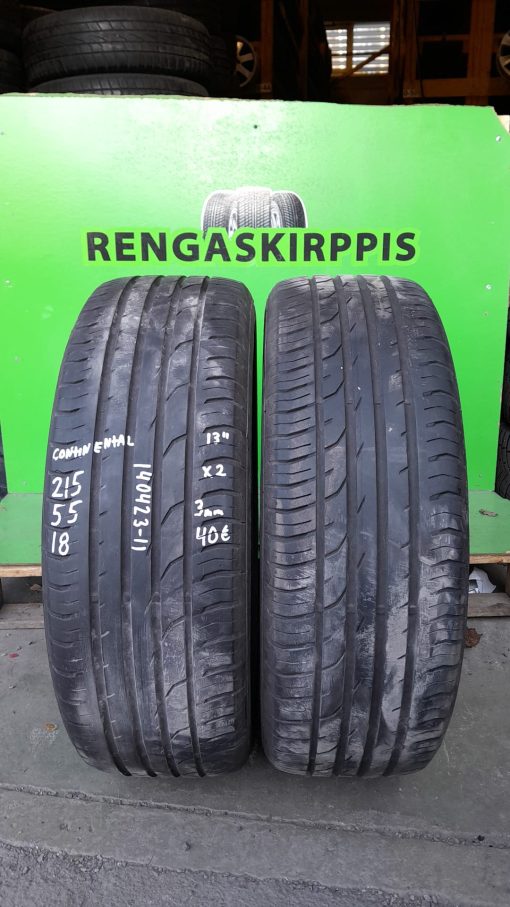 215/55R18 Continental kesä 3mm / 5P41