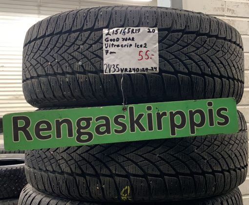 215/55R17 GoodYear UltraGrip Ice 2 kitka 7mm / 2V35