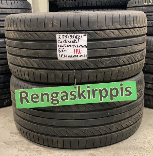 295/35R21 Continental ContiSportContact 5 kesä 5,5mm / 2P36